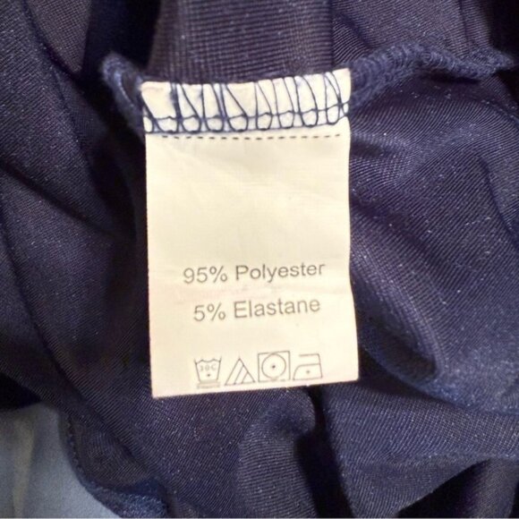 Blue Cowl Neck Long Sleeve Bodycon Dress - Picture 5 of 5